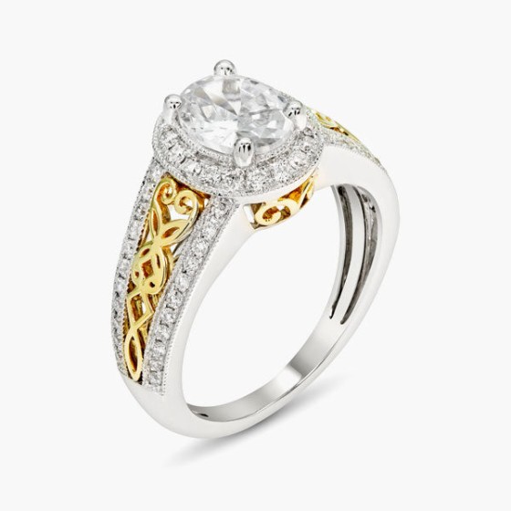 Diamond Halo Pendant